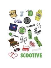 Zestaw naklejek od Scootive ver.2k26